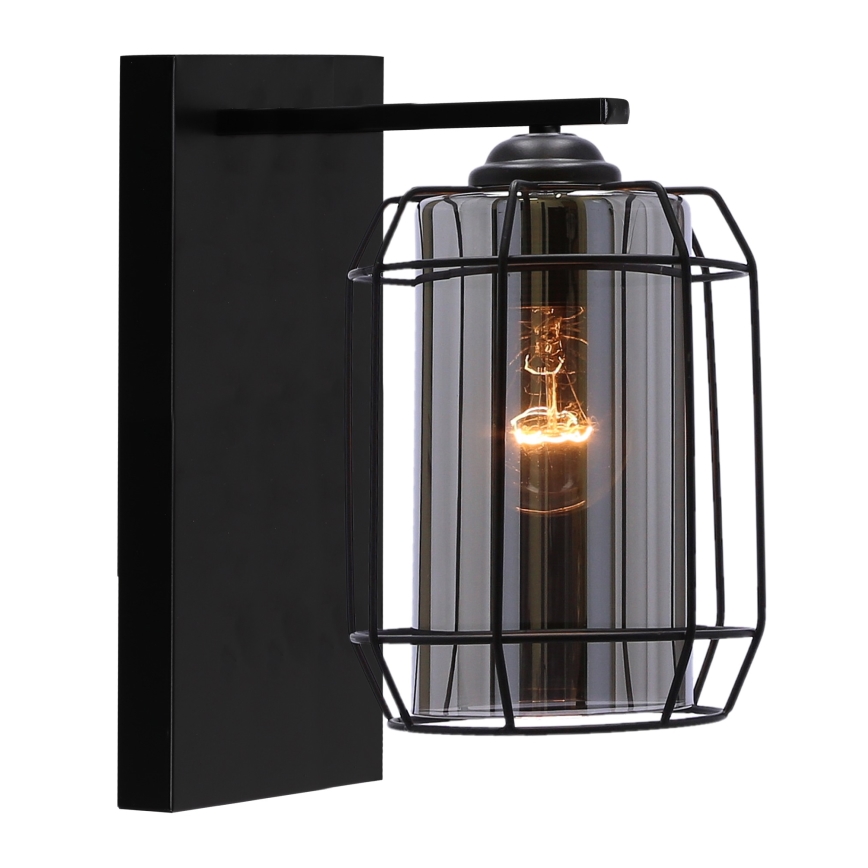 Fali lámpa JONERA 1xE27/40W/230V fekete