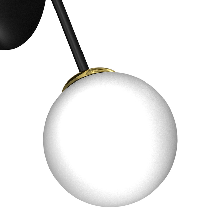 Fali lámpa JOY 2xE14/40W/230V fekete/arany