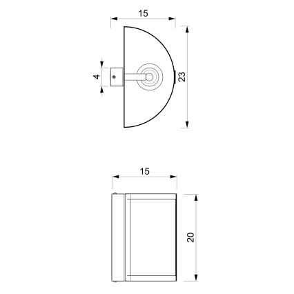 Fali lámpa KAGA 1xE27/60W/230V fekete/arany