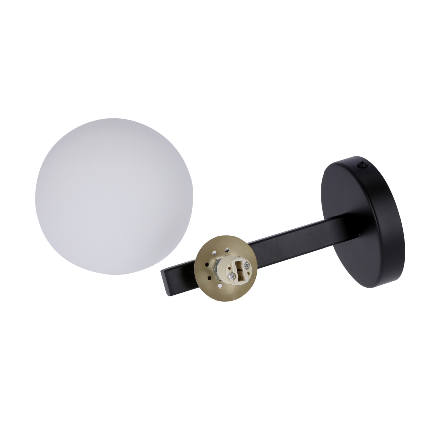 Fali lámpa KAMA 1xG9/28W/230V fekete