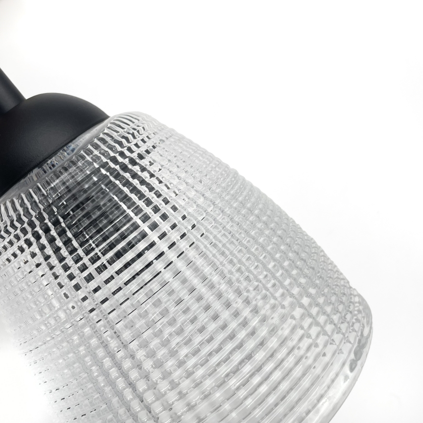 Fali lámpa LEANDRA 1xE27/15W/230V tölgy/fekete