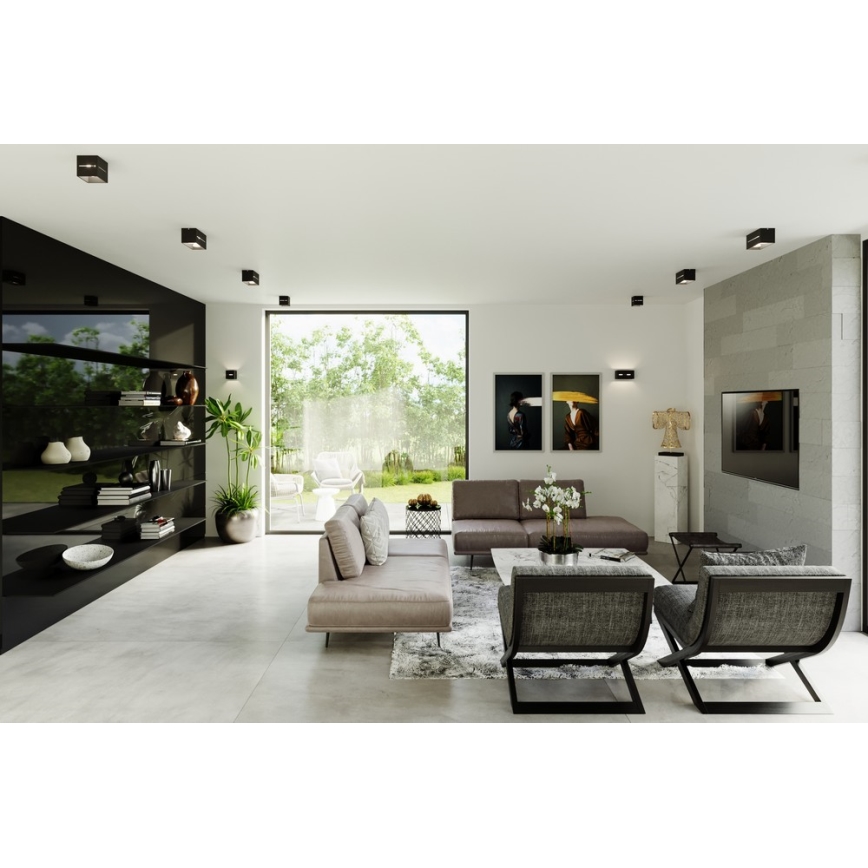 Fali lámpa LOBO 1xG9/40W/230V fekete