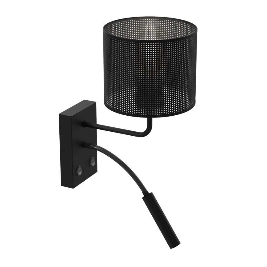 Fali lámpa LOFT SHADE 1xE27/60W+1xG9/8W/230V fekete