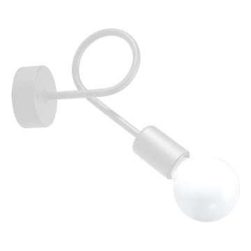 Fali lámpa LOOP 1xE27/15W/230V fehér