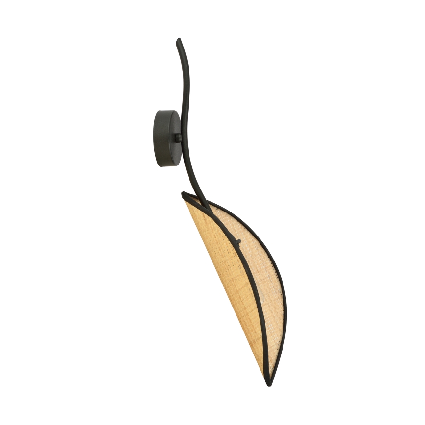 Fali lámpa LOTUS 1xE14/10W/230V fekete/bézs