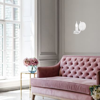 Fali lámpa LUCY 1xE14/60W/230V fehér