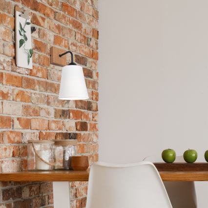 Fali lámpa LULA 1xE27/60W/230V tölgy