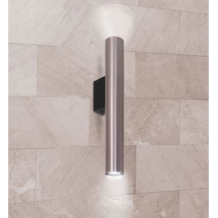 Fali lámpa LUNGOMARE 2xGU10/10W/230V matt króm