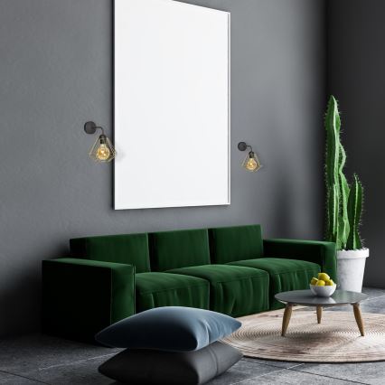 Fali lámpa LUPO 1xE27/60W/230V