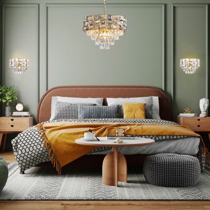 Fali lámpa LUXURIA 2xE14/40W/230V arany