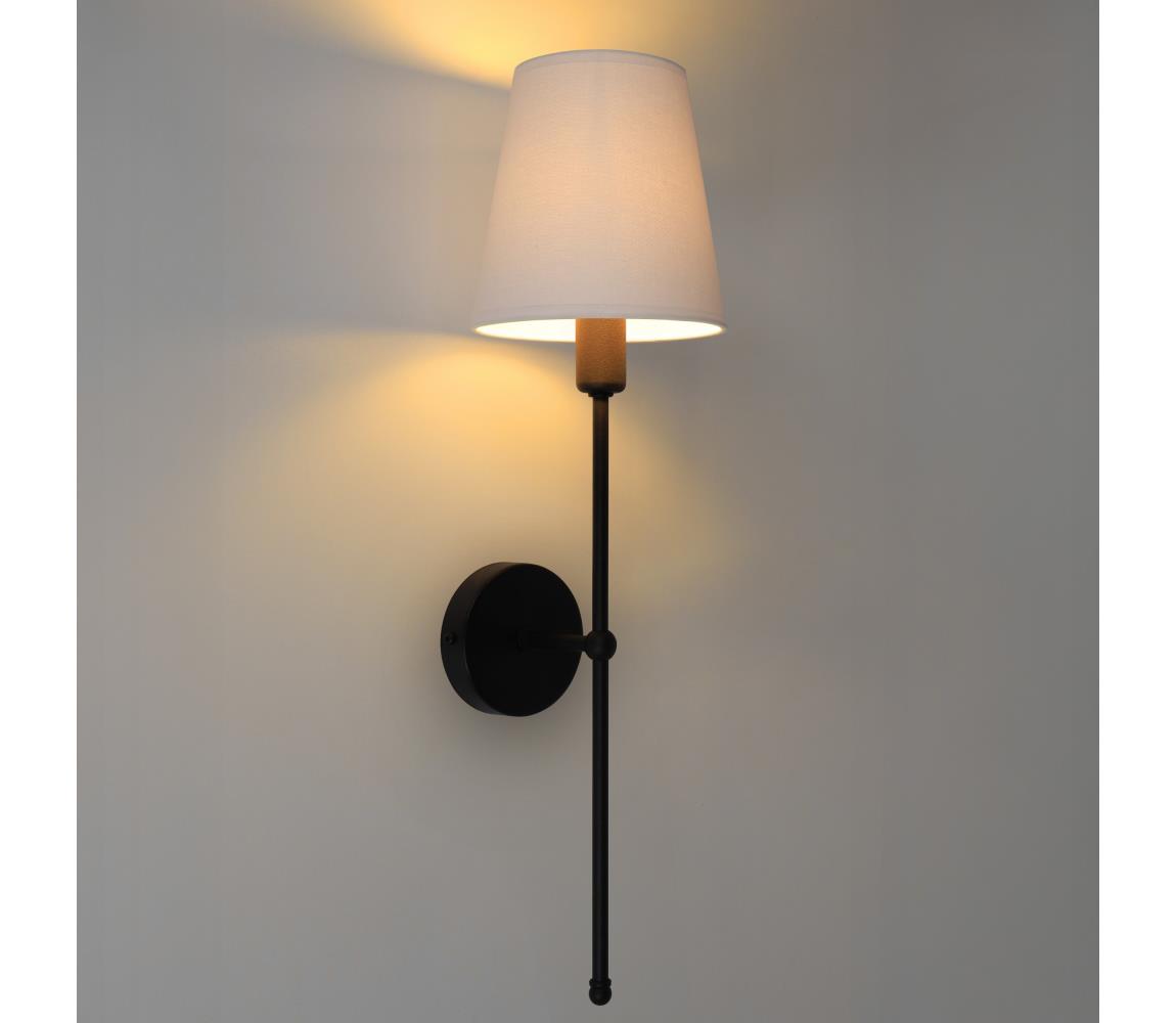 Fali lámpa MADELA 1xE14/40W/230V fehér/fekete 0199