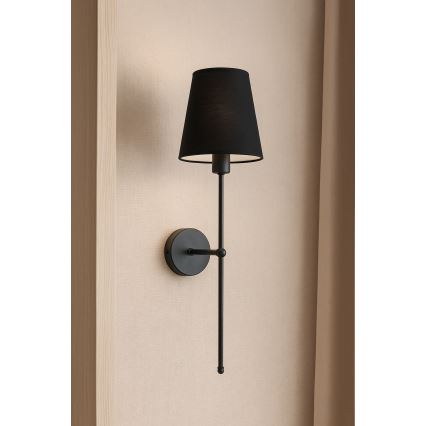 Fali lámpa MADELA 1xE14/40W/230V fekete