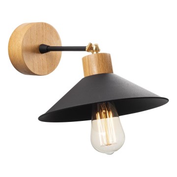 Fali lámpa MANAVGAT 1xE27/40W/230V barna/fekete