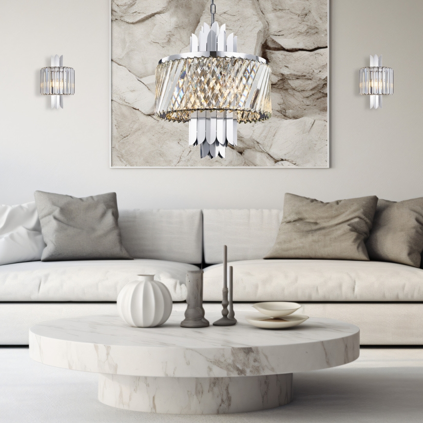 Fali lámpa MARGOT 2xE14/40W/230V matt króm