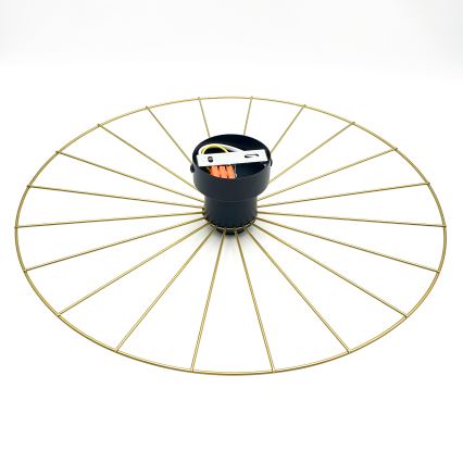 Fali lámpa MONTANA 1xE27/15W/230V átm. 45 cm arany