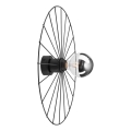Fali lámpa MONTANA 1xE27/15W/230V átm. 45 cm fekete
