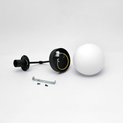 Fali lámpa MOON 1xE27/15W/230V fekete