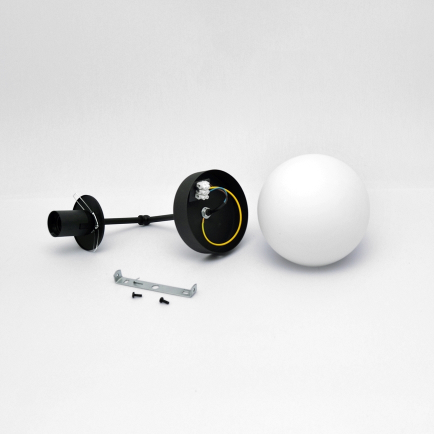 Fali lámpa MOON 1xE27/15W/230V fekete