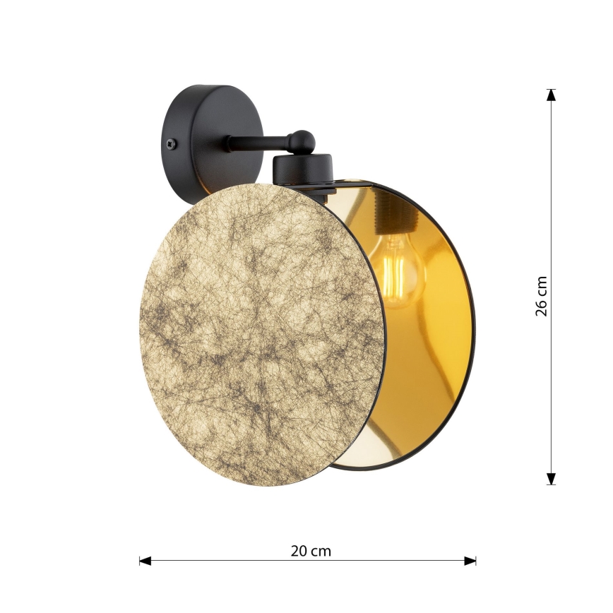 Fali lámpa MOTIF 1xE27/15W/230V arany