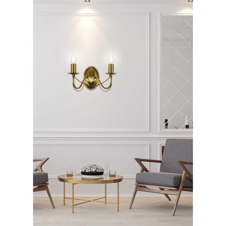 Fali lámpa MUZA 2xE14/40W/230V