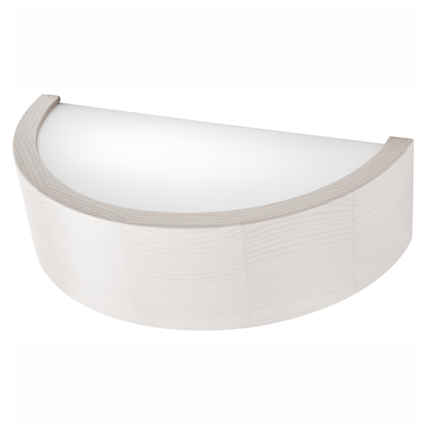 Fali lámpa NATURAL 1xE27/60W/230V fehér/fenyő