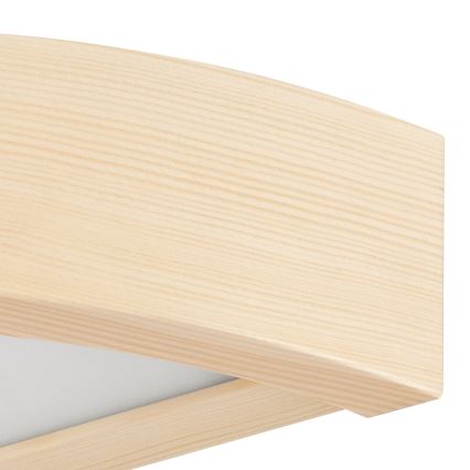 Fali lámpa NATURAL 1xE27/60W/230V fenyő/bézs