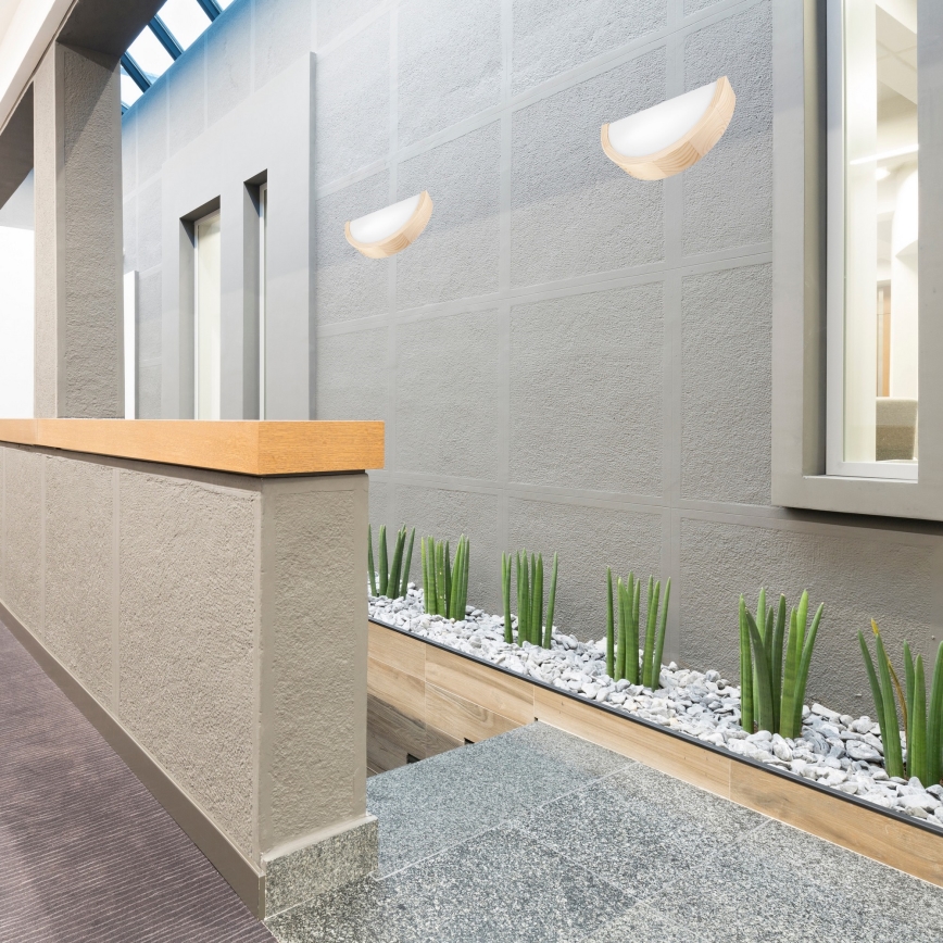 Fali lámpa NATURAL 1xE27/60W/230V fenyő