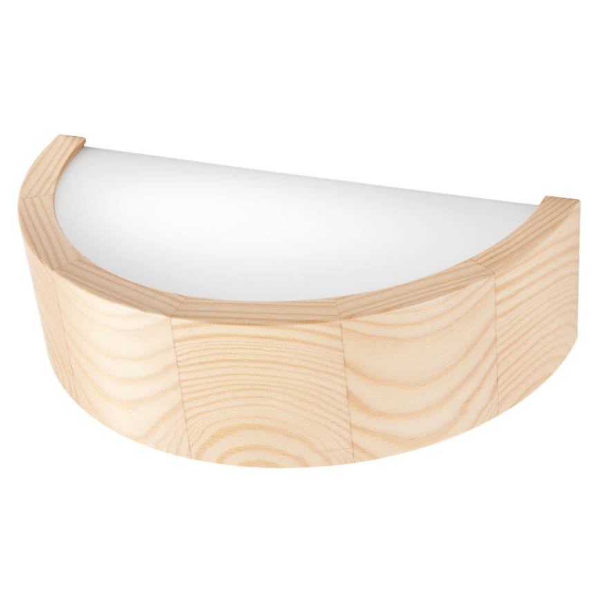 Fali lámpa NATURAL 1xE27/60W/230V fenyő