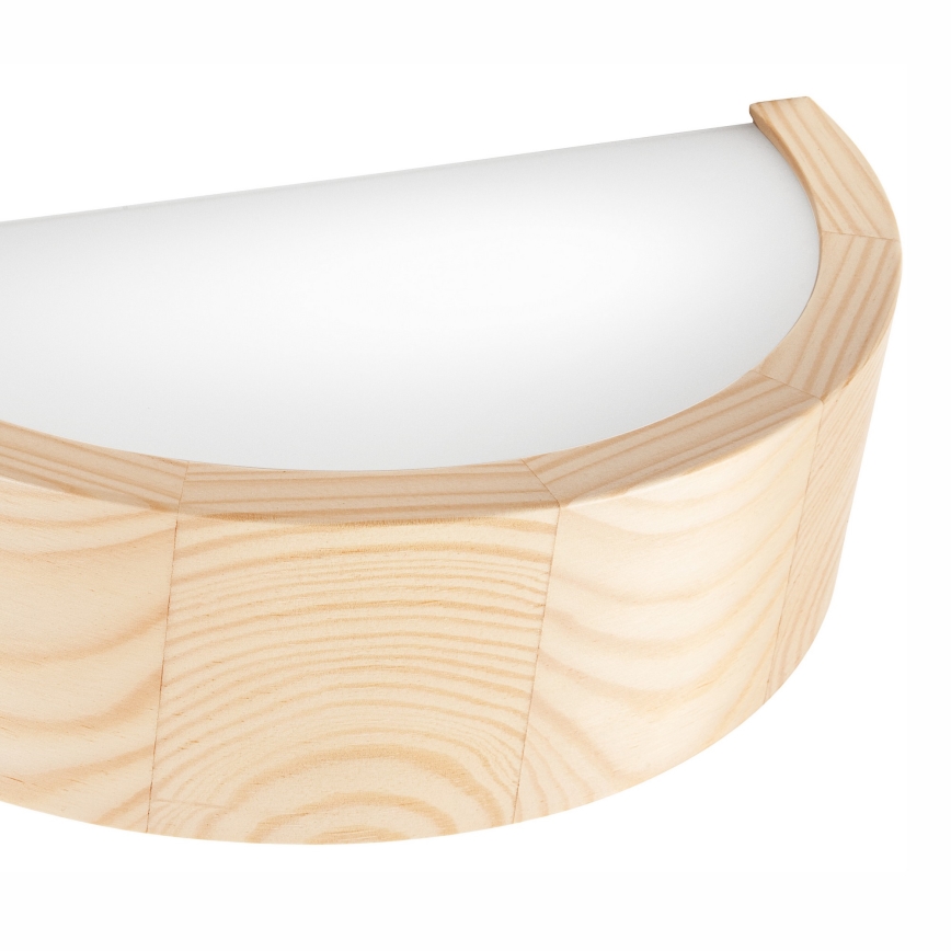 Fali lámpa NATURAL 1xE27/60W/230V fenyő