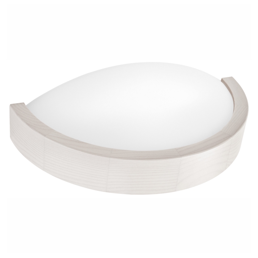 Fali lámpa NATURAL SLIM 1xE27/60W/230V fenyő/fehér