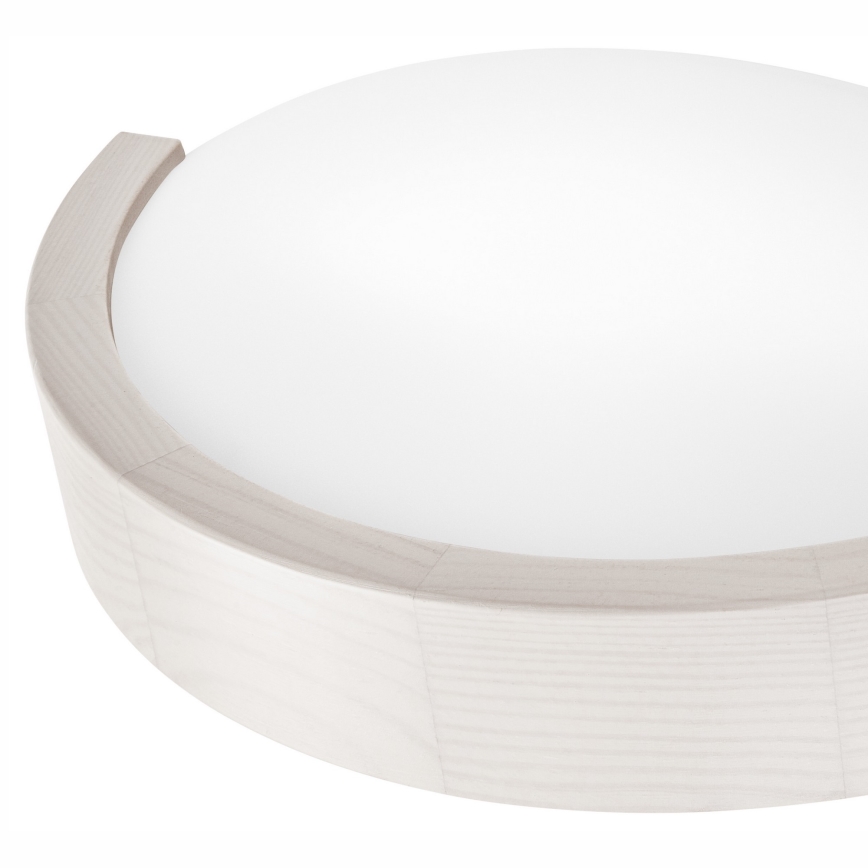 Fali lámpa NATURAL SLIM 1xE27/60W/230V fenyő/fehér