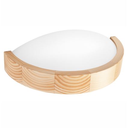 Fali lámpa NATURAL SLIM 1xE27/60W/230V fenyő