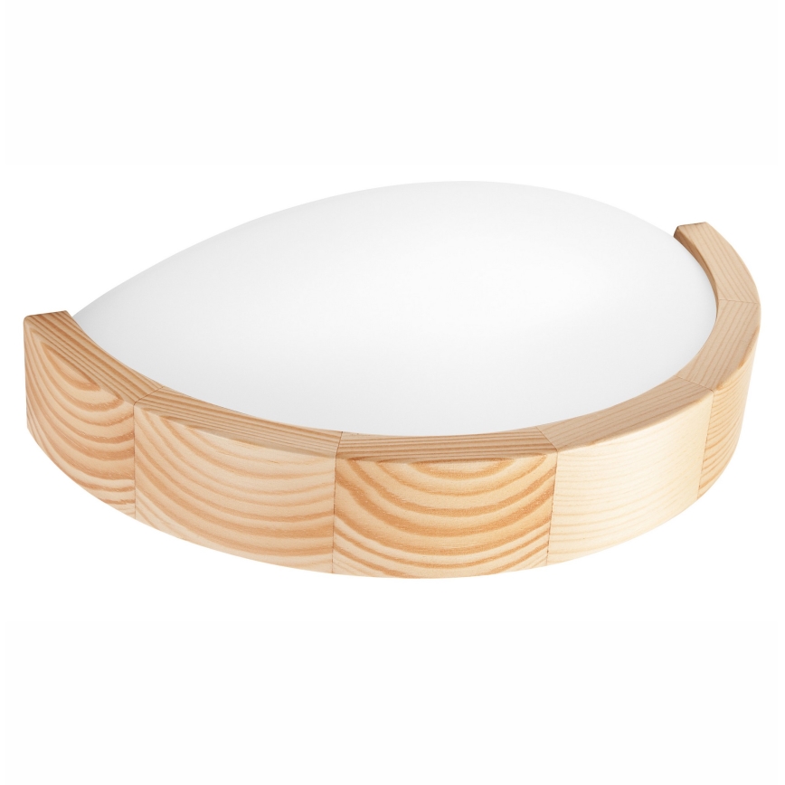 Fali lámpa NATURAL SLIM 1xE27/60W/230V fenyő