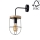 Fali lámpa NETUNO 1xE27/25W/230V tölgy - FSC minősítéssel