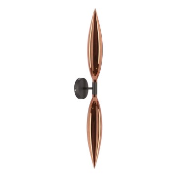 Fali lámpa NORDIC 2xG9/5W/230V fekete/réz