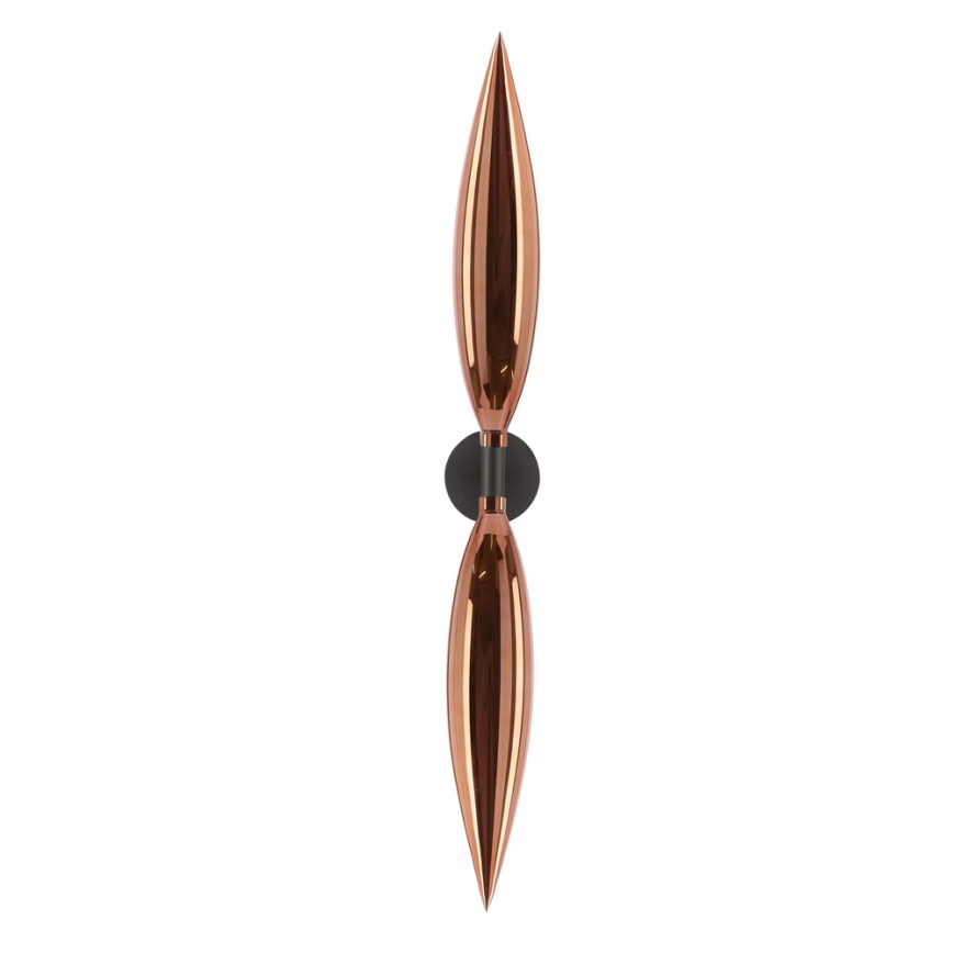Fali lámpa NORDIC 2xG9/5W/230V fekete/réz