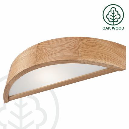 Fali lámpa OAK 1xE27/60W/230V tölgy