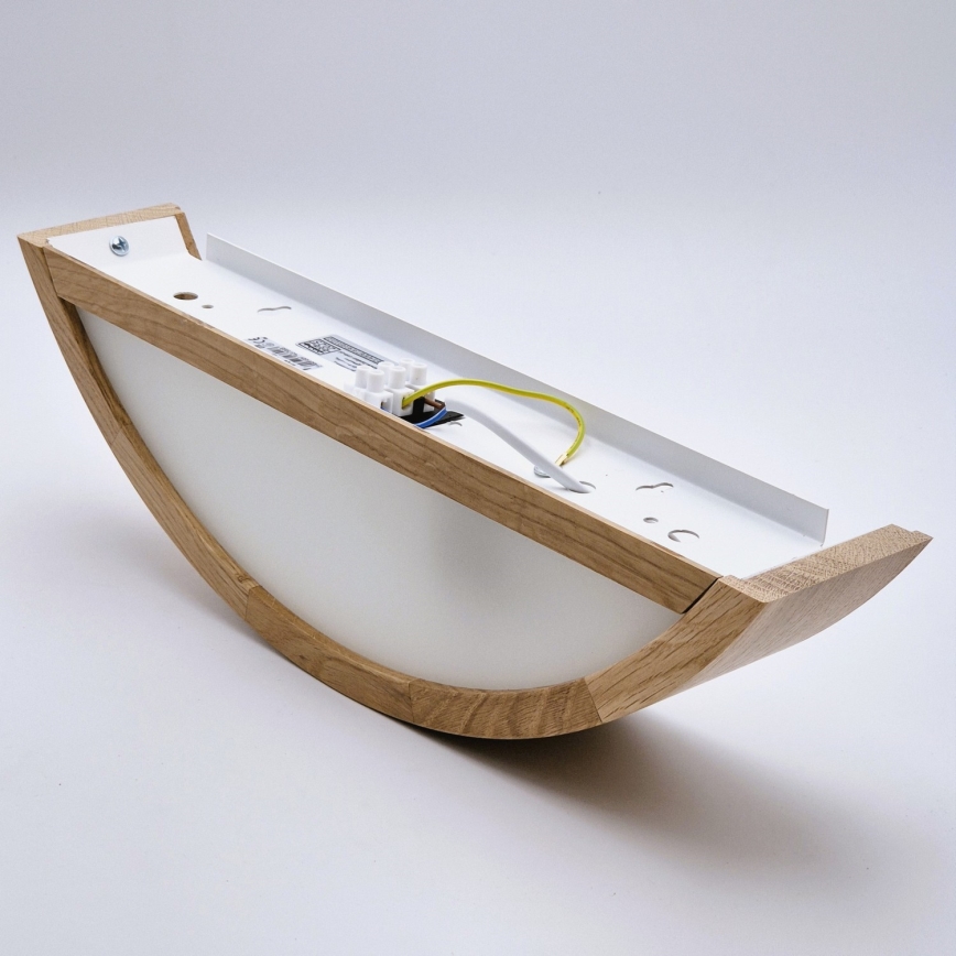 Fali lámpa OAK 1xE27/60W/230V tölgy