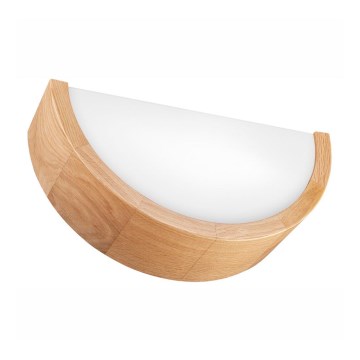 Fali lámpa OAK 1xE27/60W/230V tölgy