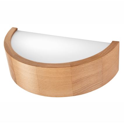 Fali lámpa OAK 1xE27/60W/230V tölgy