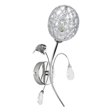 Fali lámpa ORLEAN 1xE14/10W/230V fényezett króm