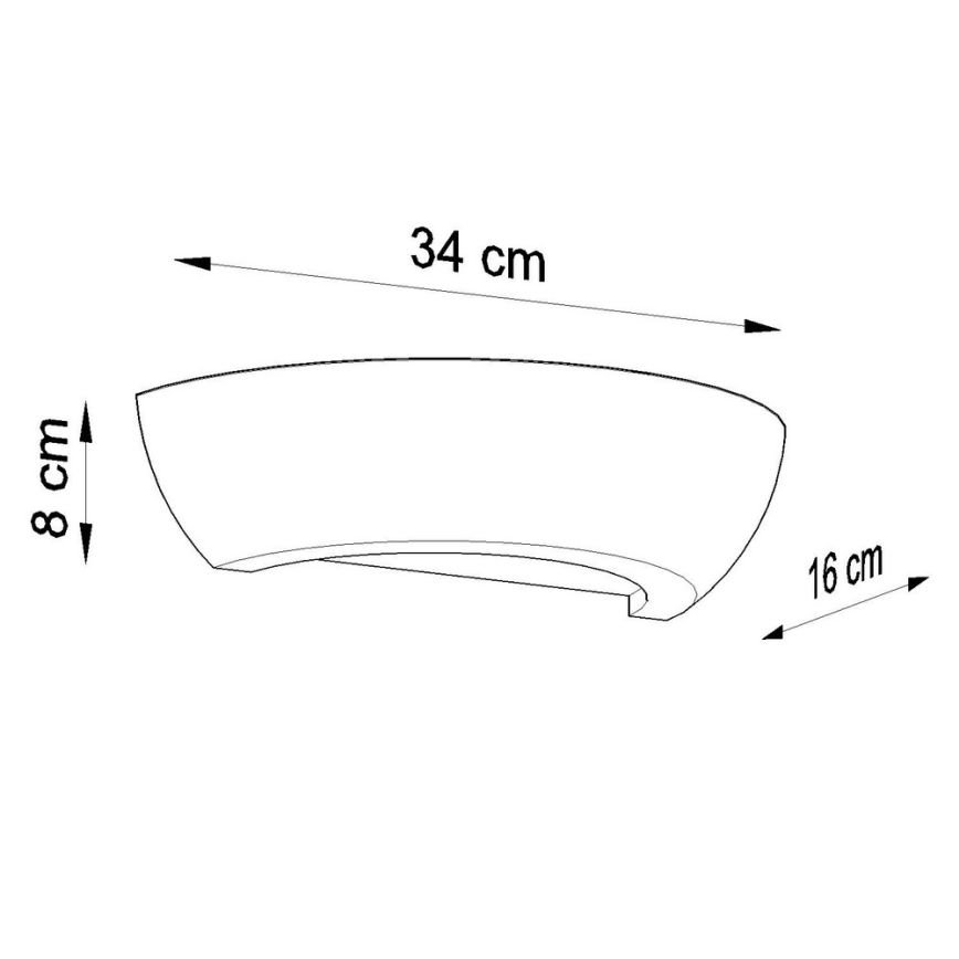 Fali lámpa OSKAR 1xE27/60W/230V