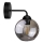 Fali lámpa OSMO 1xE27/60W/230V fekete