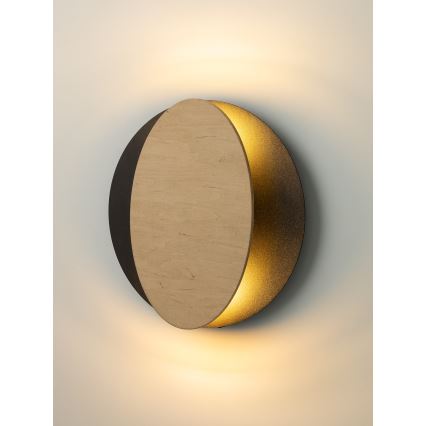 Fali lámpa OVO 2xG9/12W/230V fekete/barna