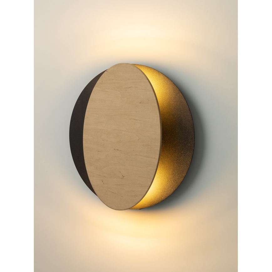 Fali lámpa OVO 2xG9/12W/230V fekete/barna