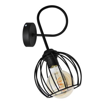 Fali lámpa OXFORD 1xE27/15W/230V fekete