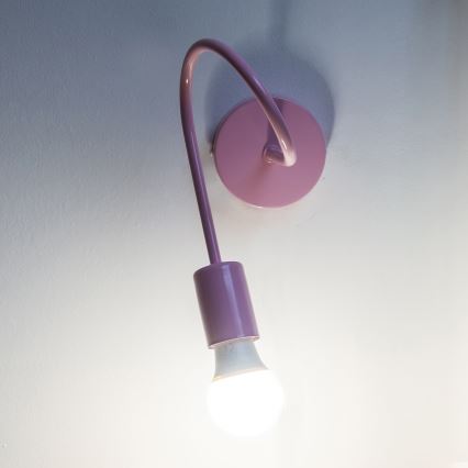 Fali lámpa OXFORD 1xE27/15W/230V rózsaszín