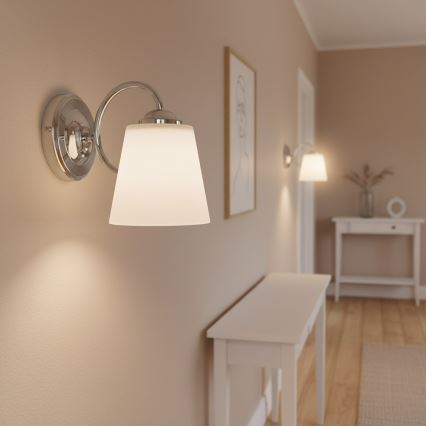 Fali lámpa PAFOS 1xE27/15W/230V fényes króm