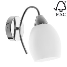Fali lámpa PISA 1xE27/60W/230V - FSC minősítéssel