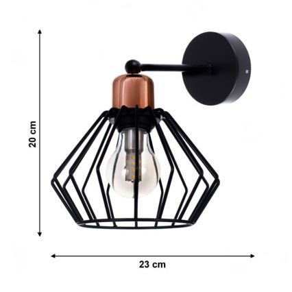 Fali lámpa PORTO 1xE27/40W/230V